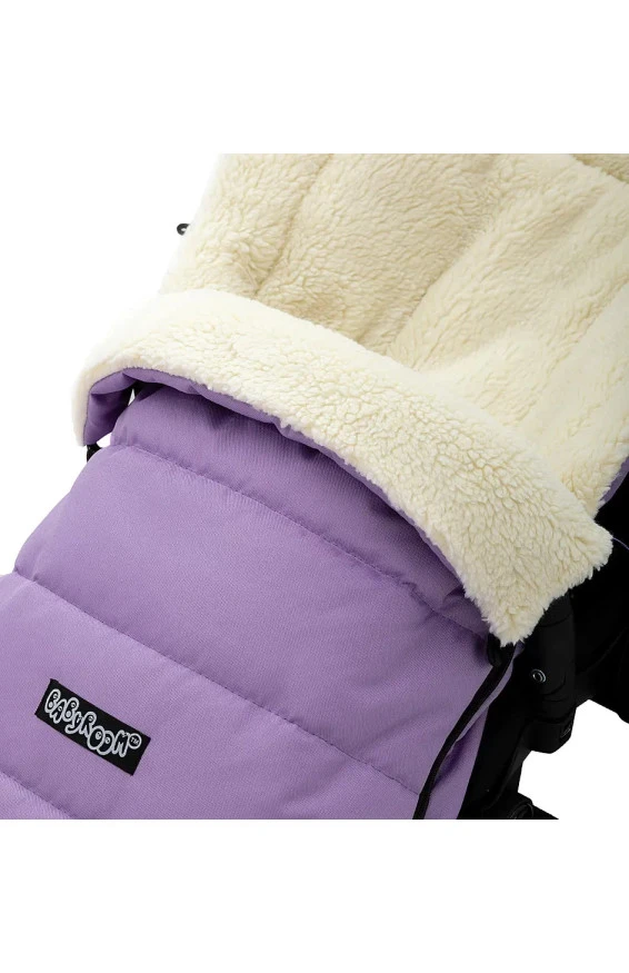 Зимовий конверт Babyroom Wool №20 з подовженням lilac (сирень), арт. 626181