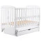 Кровать Babyroom Друзья, маятник, ящик, откидной бок DDMYO-3  бук белый, 626196