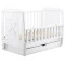 Кровать Babyroom Умка, маятник, ящик, откидной бок DUMYO-3 бук белый, арт. 626201