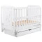 Кровать Babyroom Умка, маятник, ящик, откидной бок DUMYO-3 бук белый, арт. 626201