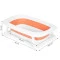 Ванночка для младенцев Ecotoys care orange