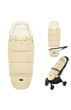 Зимовий конверт MoMi Sleeping bag 2в1 beige, арт. AKCE00049