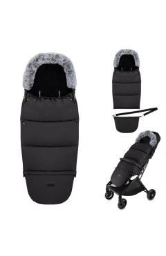 Зимовий конверт MoMi Sleeping bag 2в1 black, арт. AKCE00050
