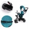Велосипед с поворотным сиденьем Ecotoys comfort green blue
