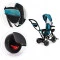 Велосипед с поворотным сиденьем Ecotoys comfort green blue