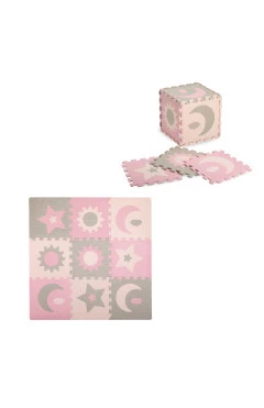 Коврик-пазл MoMi NEBE pink (90 x 90 cm), арт. AKCE00030
