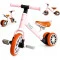 Беговел-велосипед 2в1 Ecotoys energy pink