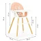 Стульчик для кормления 2в1 Ecotoys SMART pink