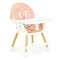 Стульчик для кормления 2в1 Ecotoys SMART pink