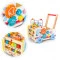 Розвиваюча іграшка толкатель Ecotoys швидка допомога, арт. HM013239