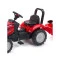Детский трактор на педалях Falk 961AM CASE IH MAXXUM с прицепом и ковшом красный