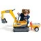 Экскаватор с прицепом Falk Super Builder 140A (цвет – желтый),  код товара: 140A