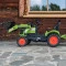 Детский трактор на педалях Falk 2040AM CLAAS ARION с прицепом и ковшом зеленый