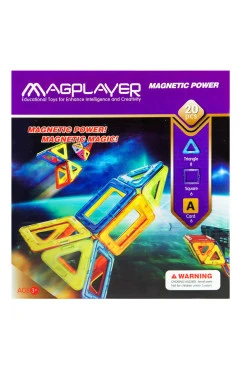 MagPlayer Конструктор магнитный 20 ед. (MPA-20)