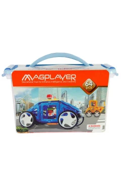 MagPlayer Конструктор магнитный 64 ед. (MPT-64)