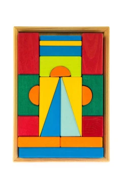 nic Конструктор деревянный - тосана маленький (20 эл.), арт. NIC523311