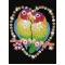 Набор для творчества Sequin Art blue попугаи неразлучники 25*34см, арт. SA1002
