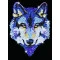 Sequin Art Набор для творчества blue Wolf, арт. SA1215
