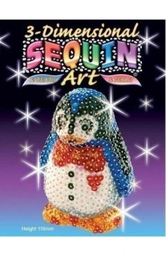 Sequin Art набор для творчества 3D пингвин, арт. SA0503