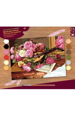 Sequin Art набір для творчості PAINTING BY NUMBERS SENIOR Романтичний букет, арт. SA1037