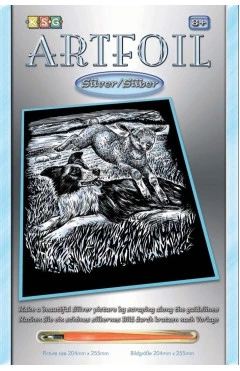 Sequin Art набор для творчества ARTFOIL silver овчарка, арт. SA0606
