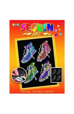 Sequin Art набор для творчества orange уличный стиль, арт. SA1514
