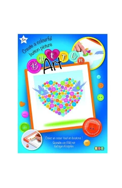 Sequin Art набор для творчества BUTTON сердечко, арт. SA1527