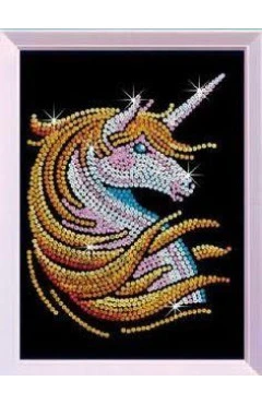 Набор для творчества Sequin Art red единорог 25*34см, арт. SA1702
