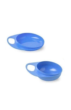 Nuvita тарелка для кормления Easy Eating (2 шт. глубокая и мелкая) [NV8461blue]
