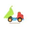 Same Toy Набор для игры с песком Грузовик красный (6 ед.),  код товара: 973Ut-1