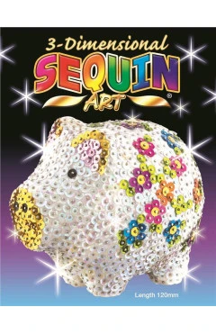 Sequin Art набор для творчества 3D поросенок, арт. SA1704