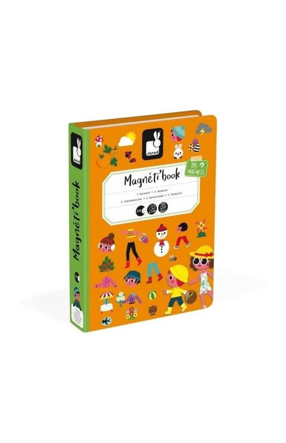 Janod Магнитная книга - 4 сезона, арт. J02721