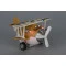 Same Toy самолет металлический инерционный Aircraft с светом и звуком коричневый, арт. SY8015Ut-3