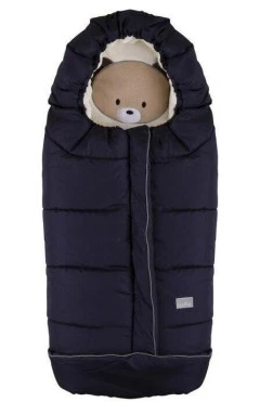 Nuvita 9605 CUCCIOLI JUNIOR зимний (синий/медвежонок/бежевый), арт. NV9605CUCCIOLOJRBLUE