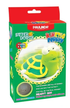 PAULINDA Масса для лепки Super Dough Running Race Черепаха заводной механизм