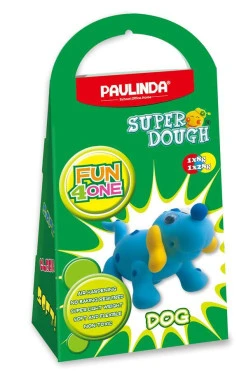 PAULINDA Маса для ліплення Super Dough Fun4one Собака (рухливі очі)