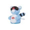 PAULINDA Масса для лепки Super Dough Circle Baby Енот заводной механизм (синий),  код товара: PL-081177-2
