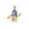 PAULINDA Масса для лепки Super Dough Robot заводной механизм (шагает) (желтый),  код товара: PL-081178-2
