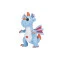 PAULINDA Масса для лепки Super Dough Cool Dragon Дракон (голубой),  код товара: PL-081378-14