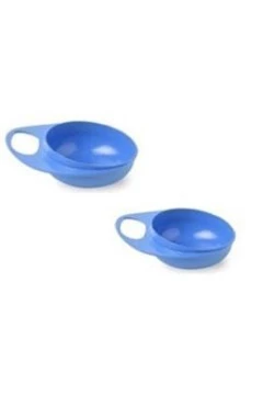 Nuvita тарілка для годування Easy Eating (2шт. глибока) [NV8431blue]