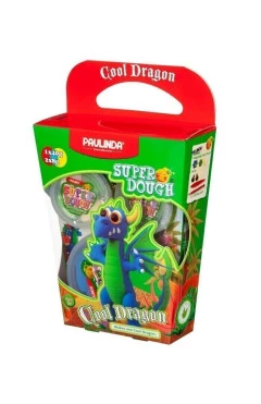 PAULINDA Масса для лепки Super Dough Cool Dragon Дракон (синий)
