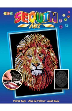 Sequin Art набір для творчості blue lion, арт. SA1207