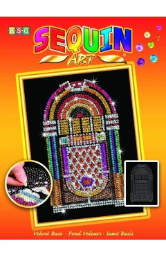 Sequin Art набір для творчості orange музичний автомат, арт. SA1515
