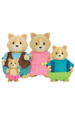 Li`l Woodzeez набор фигурок - семья котиков, арт. 6156Z