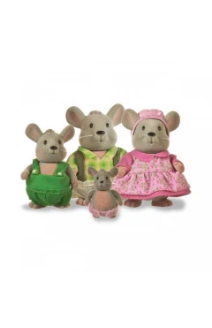 Li'l Woodzeez набор фигурок - семья мышей, арт. 6003Z