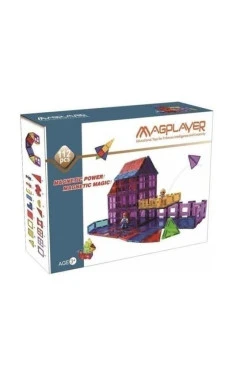 MagPlayer Конструктор магнитные плитки 112 эл, арт. MPL-112