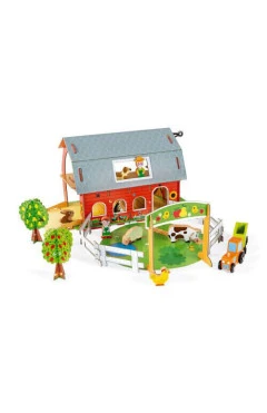 Janod Игровой набор - ферма с животными 3d, арт. J08577