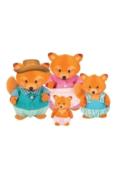 Li`l Woodzeez набор фигурок - семья лисичек, арт. 6483