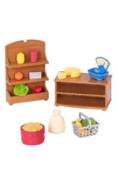 Li`l Woodzeez набір аксесуарів - продуктові полички, арт. WZ6591Z