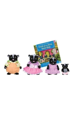 Li'l Woodzeez набор фигурок - семья скунсов, арт. 6258Z
